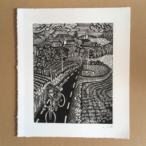 Grabado &laquo;Rueda conmigo&raquo;